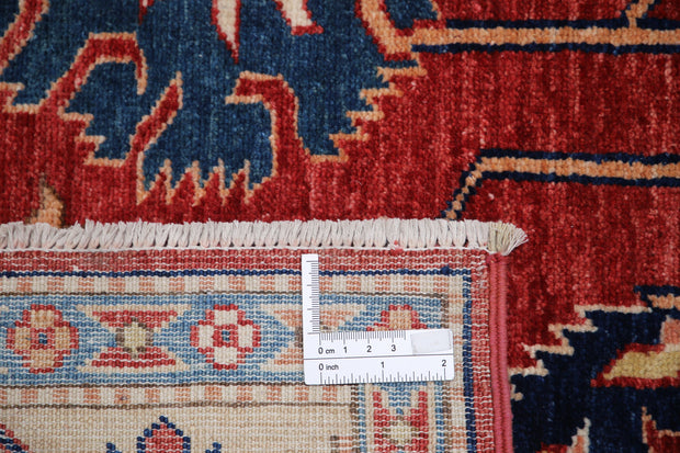 Hand Knotted Royal Kazak Wool Rug 5' 0" x 6' 4" - No. AT92777