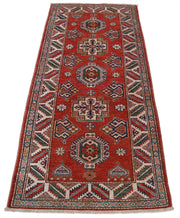 Hand Knotted Royal Kazak Wool Rug 2' 7" x 5' 10" - No. AT29676