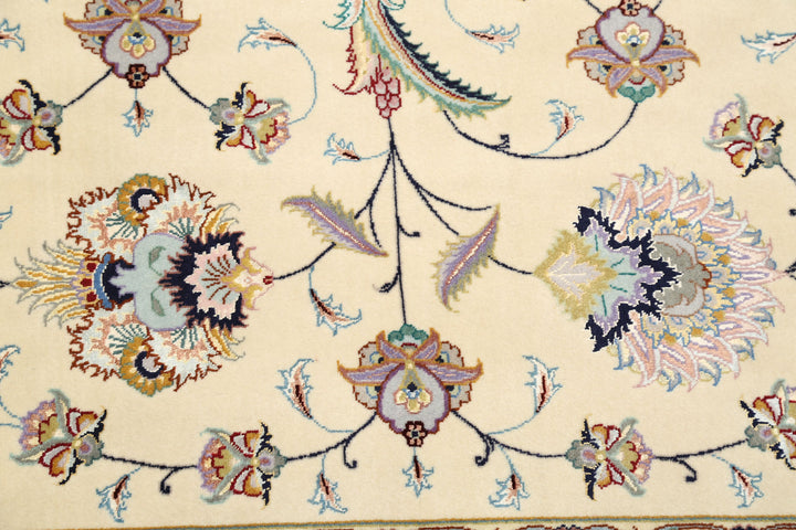 Hand Knotted Masterpiece Persian Tabriz Fine Faragi Wool Rug 13' 0" x 16' 11" - No. AT40013