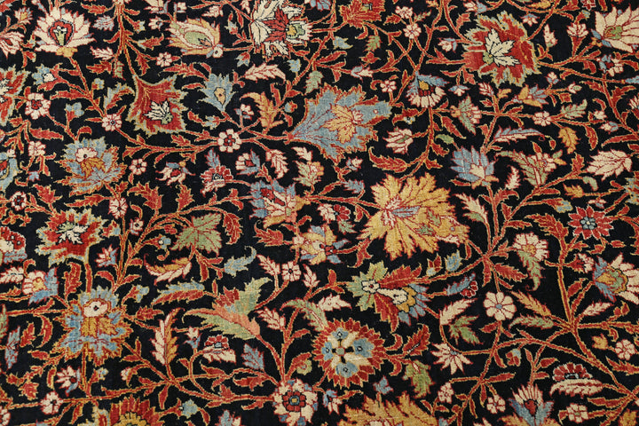 Hand Knotted Masterpiece Persian Tabriz Fine Sheikh Safi Wool Rug 14' 9" x 23' 7" - No. AT54972