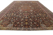 Hand Knotted Masterpiece Persian Tabriz Fine Sheikh Safi Wool Rug 14' 9" x 23' 7" - No. AT54972