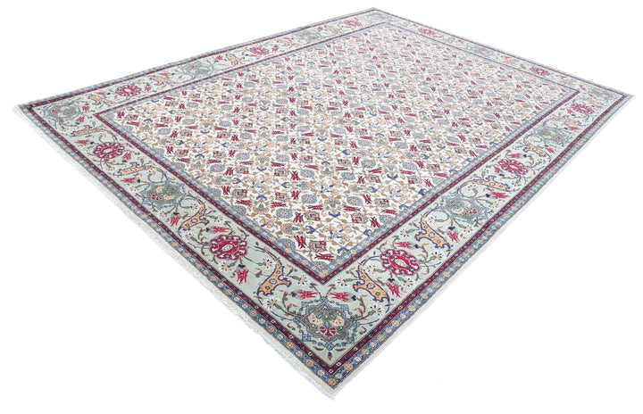 Hand Knotted Persian Tabriz Fine Wool Rug 7' 10" x 10' 8" - No. AT14618