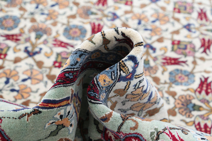 Hand Knotted Persian Tabriz Fine Wool Rug 7' 10" x 10' 8" - No. AT14618