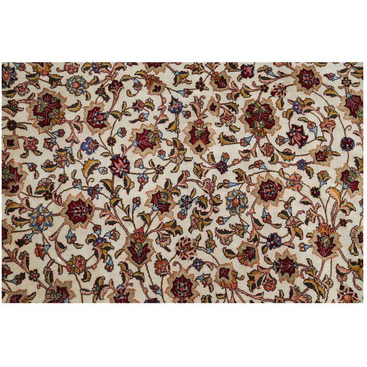 Hand Knotted Masterpiece Persian Tabriz Fine Sheikh Safi Wool & Silk Rug 11' 1" x 16' 0" - No. AT92492