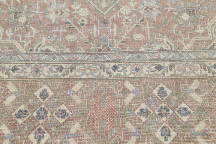 Hand Knotted Vintage Persian Tabriz Wool Rug 9' 4" x 13' 0" - No. AT46519