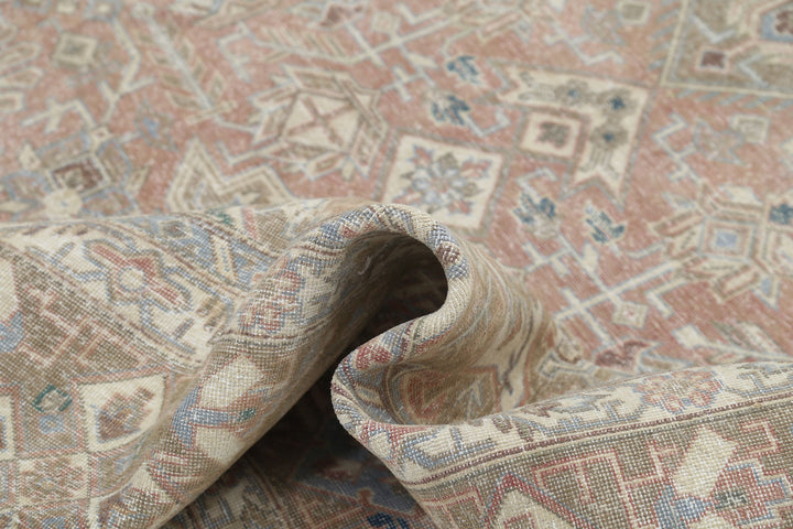 Hand Knotted Vintage Persian Tabriz Wool Rug 9' 4" x 13' 0" - No. AT46519