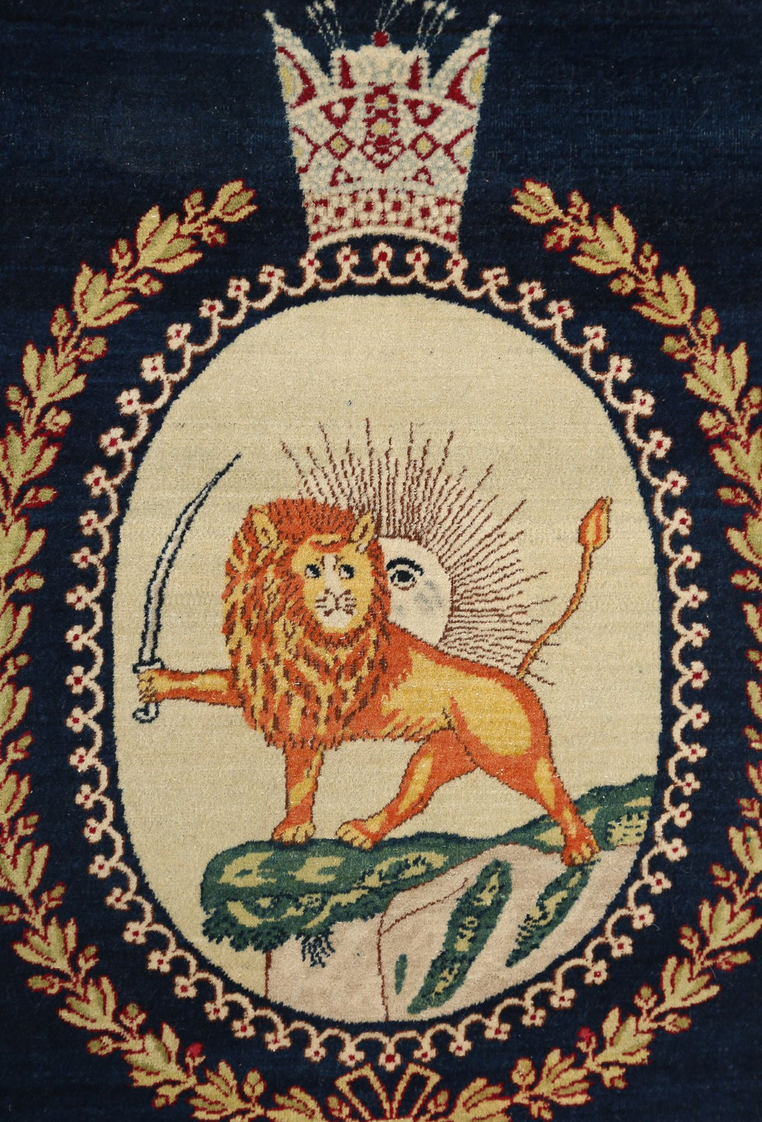 Hand Knotted Antique Masterpiece Persian Tabriz Fine Wool Rug 1' 5" x 1' 9" - No. AT19920