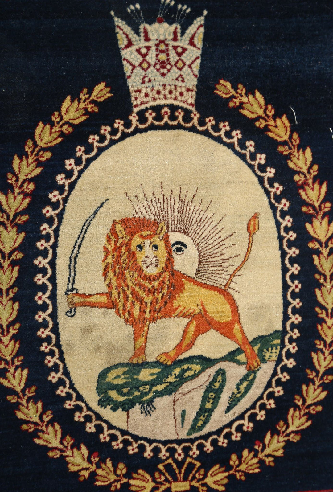 Hand Knotted Antique Masterpiece Persian Tabriz Fine Wool Rug 1' 5" x 1' 9" - No. AT22272