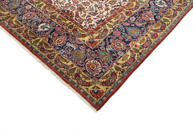 Hand Knotted Persian Tabriz Wool Rug 10' 8" x 14' 10" - No. AT66011