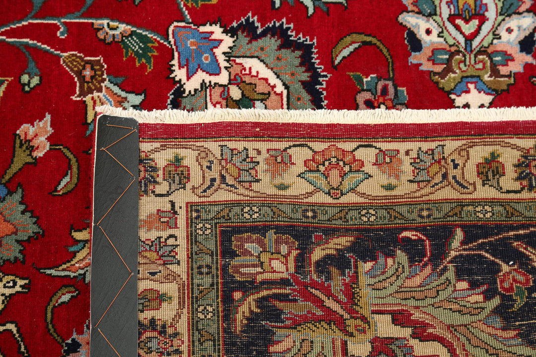 Hand Knotted Persian Tabriz Wool Rug 9' 9" x 12' 4" - No. AT26575