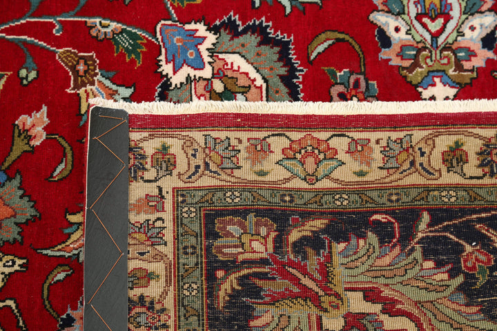 Hand Knotted Persian Tabriz Wool Rug 9' 9" x 12' 4" - No. AT26575