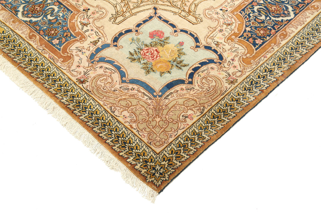 Hand Knotted Antique Masterpiece Persian Tabriz Wool Rug 5' 10" x 8' 9" - No. AT15394