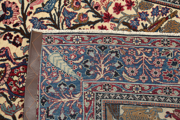 Hand Knotted Antique Masterpiece Persian Tabriz Fine Wool Rug 4' 2" x 6' 1" - No. AT31004