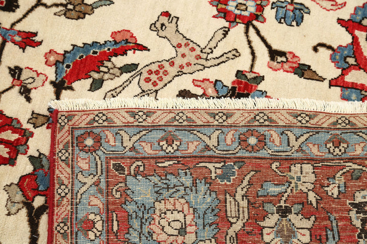 Hand Knotted Persian Tabriz Wool Rug 8' 9" x 11' 10" - No. AT82501