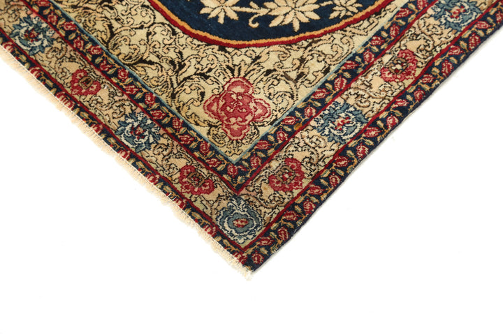 Hand Knotted Antique Masterpiece Persian Tabriz Fine Wool Rug 1' 11" x 2' 10" - No. AT32396