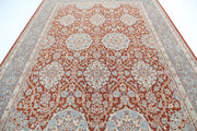 Hand Knotted Tabriz Wool Rug 8' 11" x 12' 1" - No. AT17094