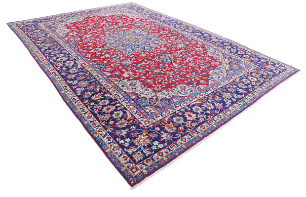 Hand Knotted Persian Tabriz Wool Rug 9' 6" x 13' 5" - No. AT95209