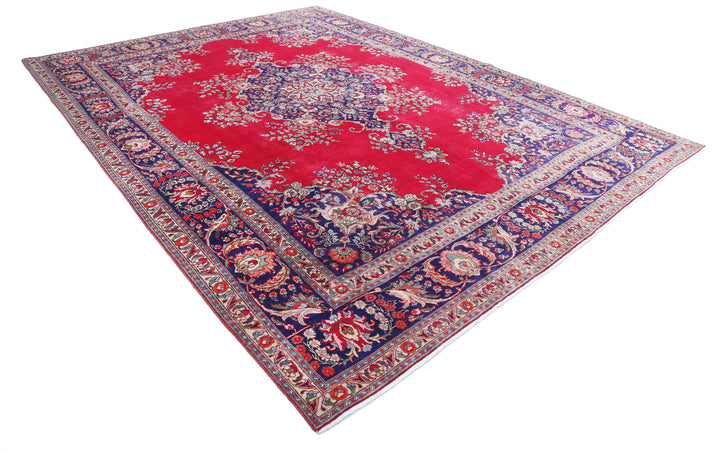 Hand Knotted Persian Tabriz Wool Rug 9' 11" x 13' 3" - No. AT60892