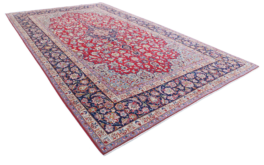 Hand Knotted Persian Tabriz Wool Rug 9' 7" x 16' 1" - No. AT69689