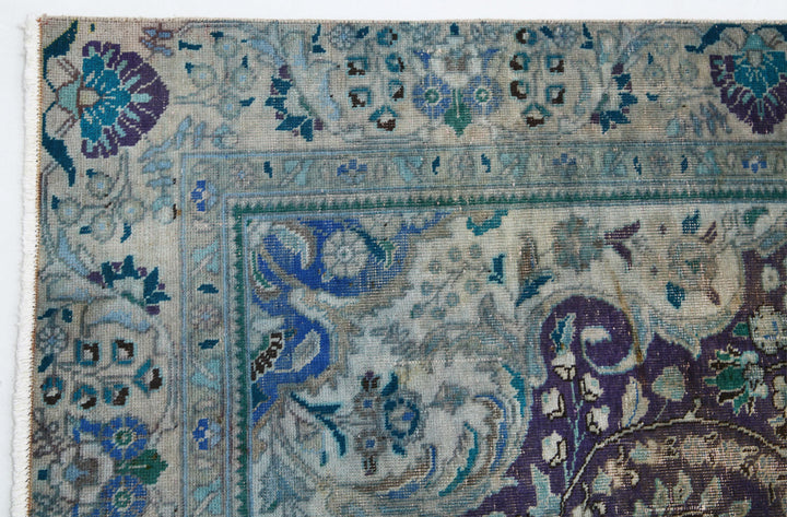 Hand Knotted Vintage Persian Tabriz Wool Rug 6' 0" x 8' 11" - No. AT75570