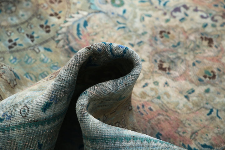 Hand Knotted Vintage Persian Tabriz Wool Rug 6' 0" x 8' 11" - No. AT75570