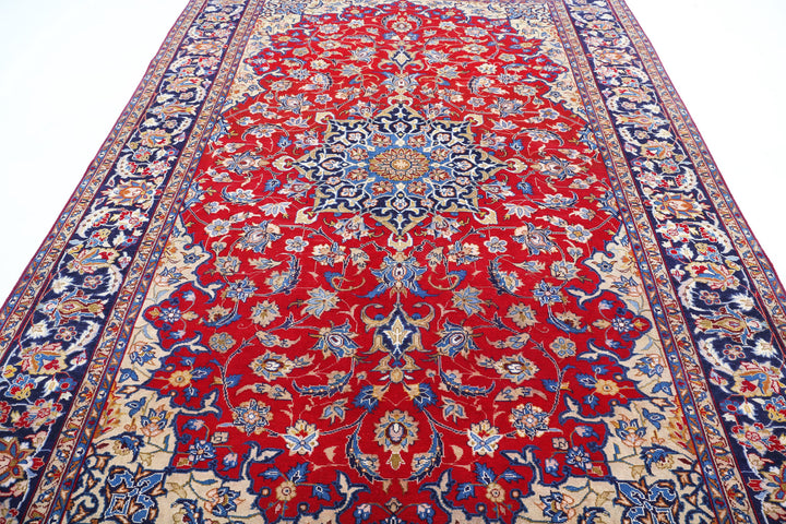 Hand Knotted Persian Tabriz Wool Rug 7' 10" x 11' 1" - No. AT86099