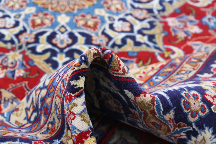 Hand Knotted Persian Tabriz Wool Rug 7' 10" x 11' 1" - No. AT86099