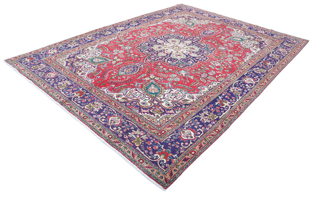 Hand Knotted Persian Tabriz Wool Rug 8' 4" x 11' 8" - No. AT67652