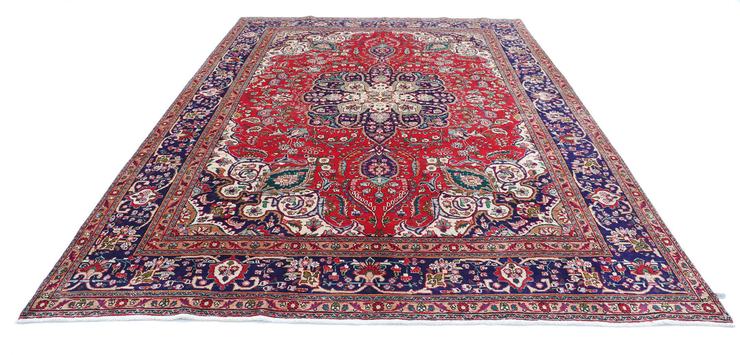 Hand Knotted Persian Tabriz Wool Rug 8' 4" x 11' 8" - No. AT67652
