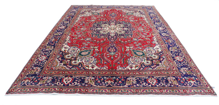 Hand Knotted Persian Tabriz Wool Rug 8' 4" x 11' 8" - No. AT67652