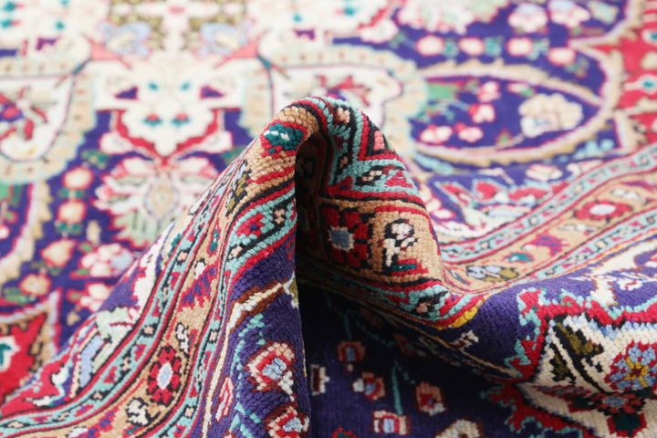 Hand Knotted Persian Tabriz Wool Rug 8' 4" x 11' 8" - No. AT67652