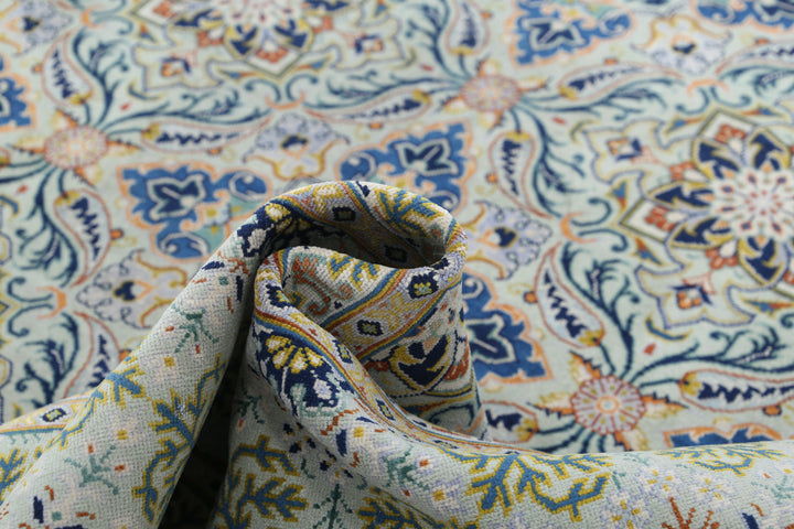 Hand Knotted Persian Tabriz Wool Rug 8' 1" x 11' 9" - No. AT66131