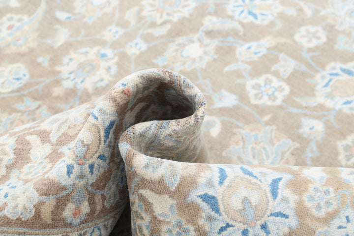 Hand Knotted Vintage Persian Tabriz Wool Rug 9' 9" x 13' 1" - No. AT18148