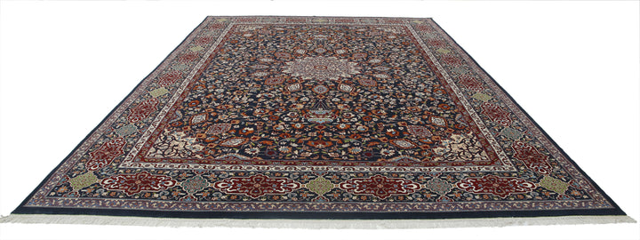 Hand Knotted Persian Tabriz Wool Rug 9' 11" x 13' 9" - No. AT27144