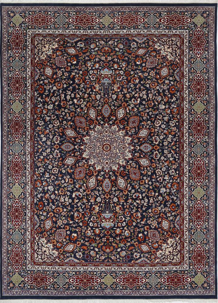 Hand Knotted Persian Tabriz Wool Rug 9' 11" x 13' 9" - No. AT27144