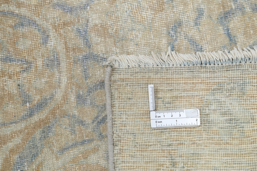 Hand Knotted Antique Persian Tabriz Wool Rug 12' 4" x 19' 5" - No. AT77937