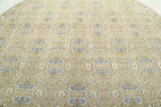 Hand Knotted Vintage Persian Tabriz Wool Rug 9' 2" x 9' 7" - No. AT68671