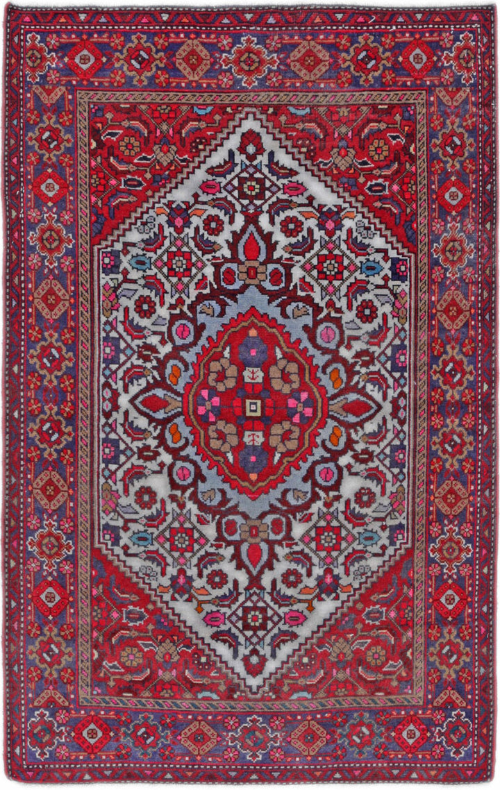Hand Knotted Persian Tabriz Wool Rug 2' 7" x 4' 1" - No. AT41322