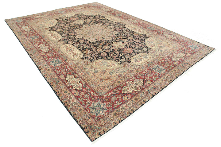 Hand Knotted Masterpiece Tabriz Wool Rug 9' 1" x 12' 3" - No. AT54717