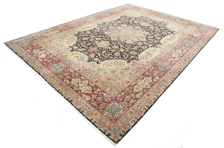 Hand Knotted Masterpiece Tabriz Wool Rug 9' 1" x 12' 3" - No. AT54717