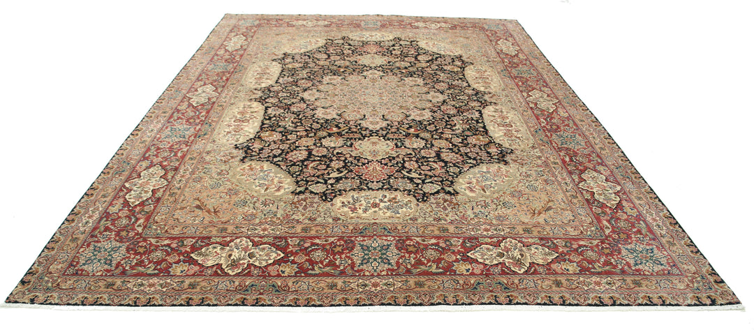 Hand Knotted Masterpiece Tabriz Wool Rug 9' 1" x 12' 3" - No. AT54717