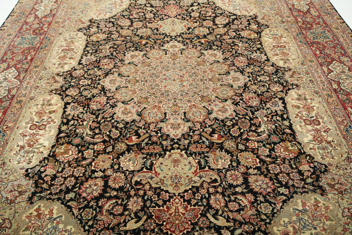 Hand Knotted Masterpiece Tabriz Wool Rug 9' 1" x 12' 3" - No. AT54717