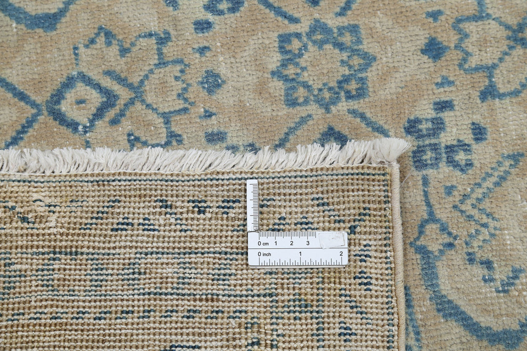 Hand Knotted Vintage Persian Tabriz Wool Rug 10' 0" x 13' 1" - No. AT72085