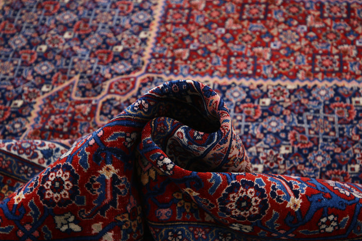 Hand Knotted Vintage Persian Tabriz Wool Rug 9' 0" x 12' 4" - No. AT71888