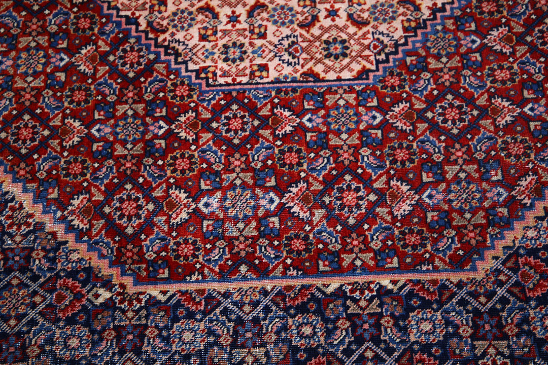 Hand Knotted Vintage Persian Tabriz Wool Rug 9' 0" x 12' 4" - No. AT71888