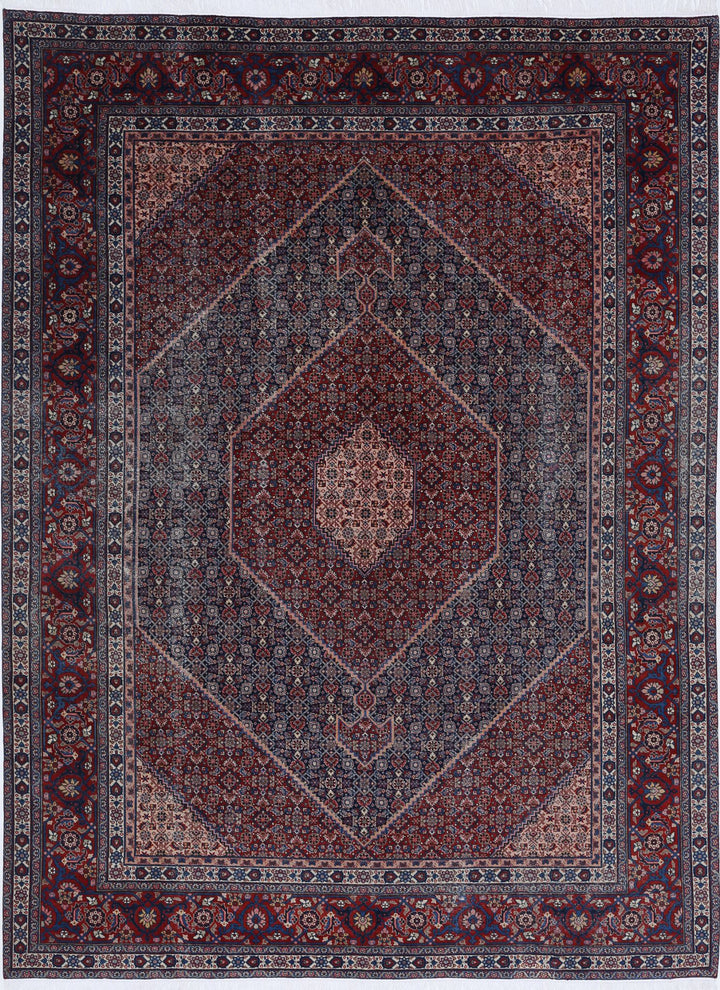 Hand Knotted Vintage Persian Tabriz Wool Rug 9' 0" x 12' 4" - No. AT71888