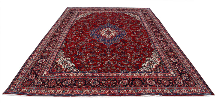 Hand Knotted Persian Tabriz Wool Rug 8' 8" x 11' 8" - No. AT13012
