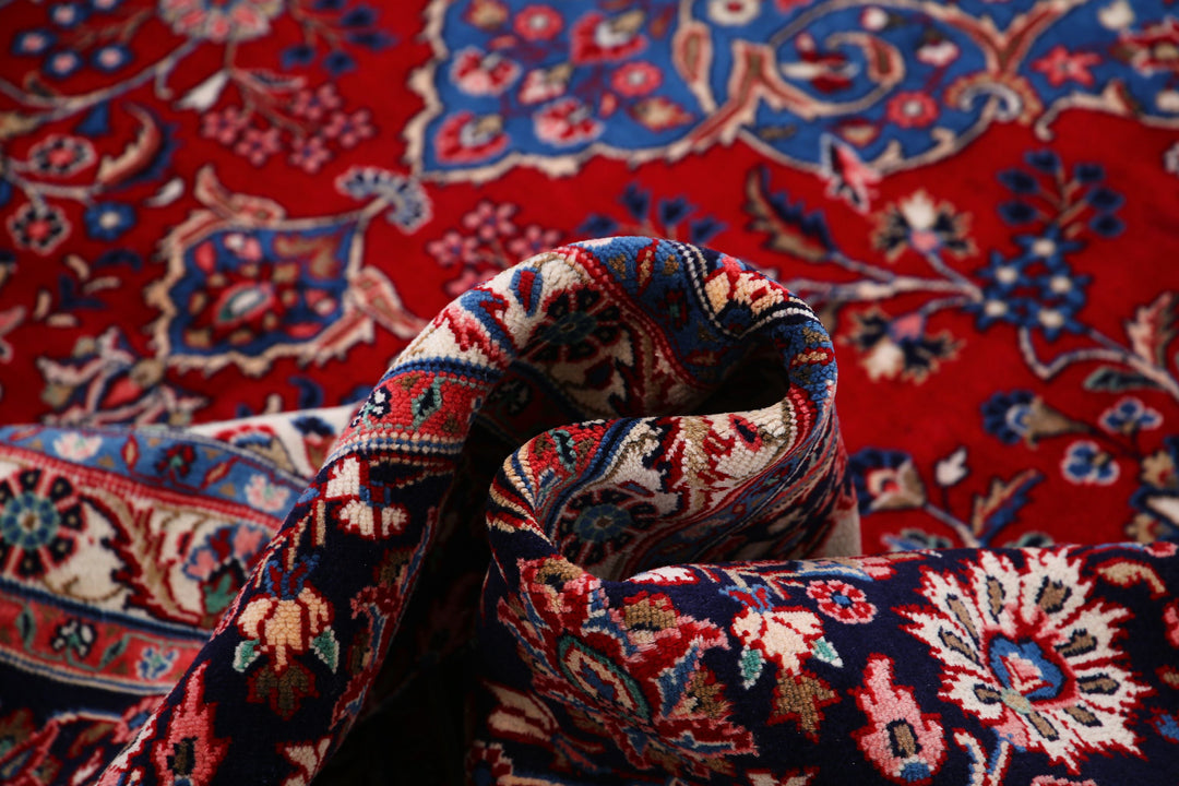 Hand Knotted Persian Tabriz Wool Rug 8' 8" x 11' 8" - No. AT13012