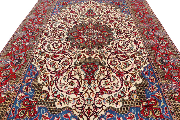 Hand Knotted Persian Tabriz Wool Rug 8' 5" x 12' 9" - No. AT64958