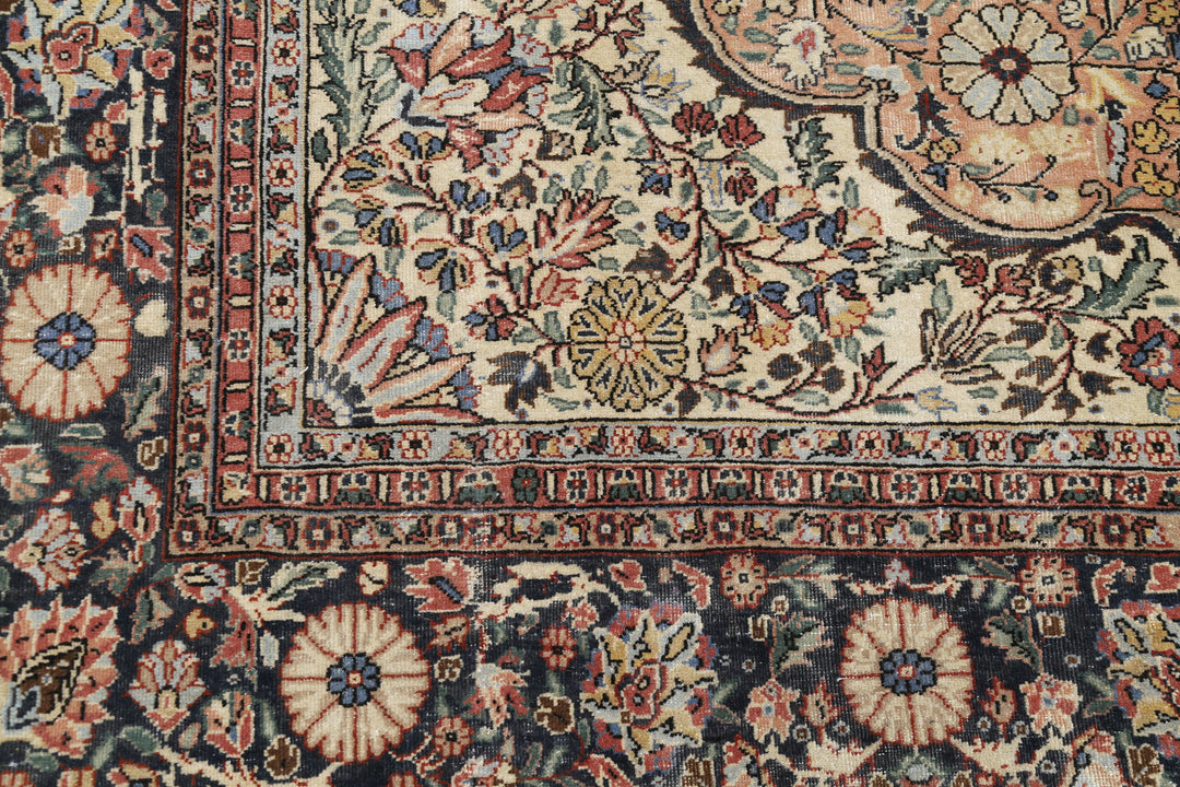 Hand Knotted Vintage Persian Tabriz Wool Rug 8' 3" x 12' 11" - No. AT56164